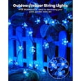 thumbnail image 2 of Guirnalda de luces solares Brightown 60 LED, color azul cerezo, 2 of 7