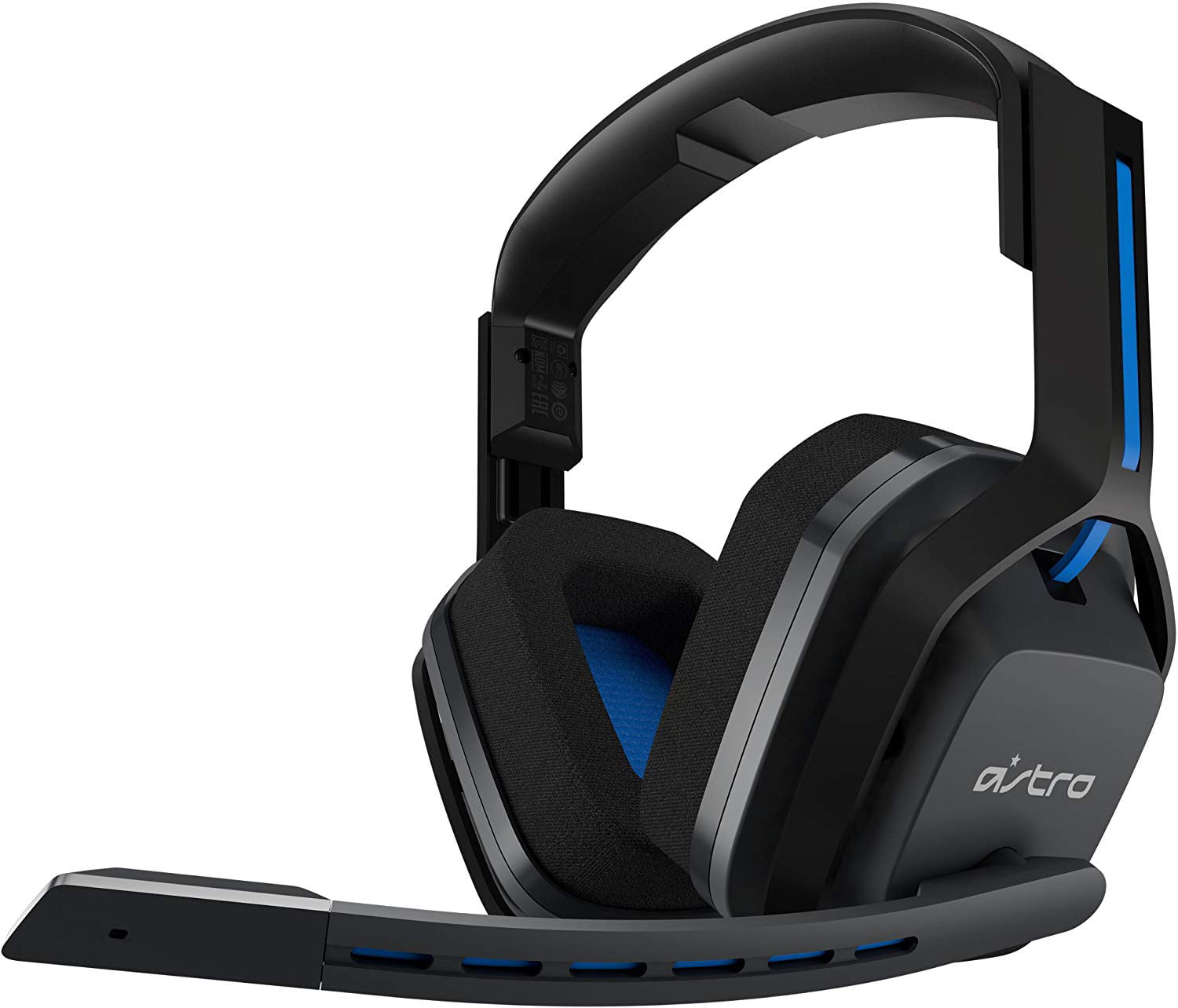 Astro A20 by Logitech Wireless Gaming Headset for PS4 / PC / MAC - Over Ear Headphones with Boom Microphone - Blue/Black - Renewed