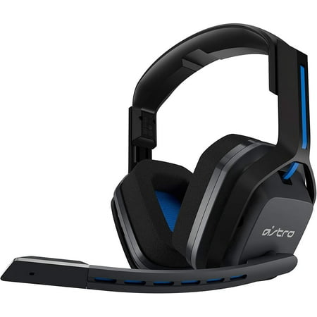 Astro A20 by Logitech Wireless Gaming Headset for PS4 / PC / MAC - Over Ear Headphones with Boom Microphone - Blue/Black - (Best Wireless Gaming Headset 2019)