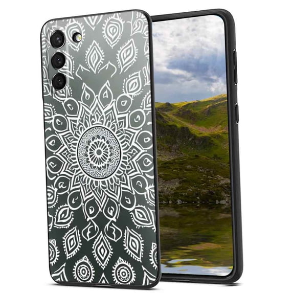 Compatible with Samsung Galaxy S23+ Plus Phone Case, Mandala-109 Case Men Women, Flexible Silicone Shockproof Case for Samsung Galaxy S23+ Plus