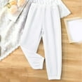 thumbnail image 2 of Xudanell Girls Boys Sweatpants Toddler Kids Solid Drawstring Elastic Waist Joggers Outdoor Active Pants with Pockets for Teen for 5-6 Years, 2 of 5