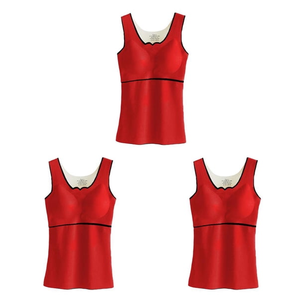 Sonducket Ropa interior térmica para mujer, chaleco de fibra acrílica de alta elasticidad gruesa para mantener el calor, ropa para el hogar, Type1 NO1