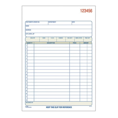 forms invoice part 3 3 Adams Carbonless Walmart.com Part   Invoice