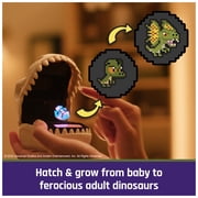 Bitzee, Jurassic World Interactive Toy, 25 Dinosaurs Inside, Reacts to Touch, Pods Connect