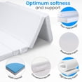 thumbnail image 3 of Cheer Collection 4" Folding Sofa Bed with 1" Gel Infused Memory Foam - 75" x 31" (Cot), 3 of 5