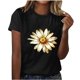 thumbnail image 1 of Camisetas de Manga Corta para Mujeres de Longitud Regular de Poliéster Sólido, Camiseta de Fiesta de Mayo Y Blusa Del Festival para la Primavera Y el Verano, 1 of 3