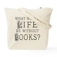 thumbnail image 2 of CafePress - Book Lover Quote Tote Bag - Unisex Canvas Tote Bag, Beige, 1-Piece, 2 of 9