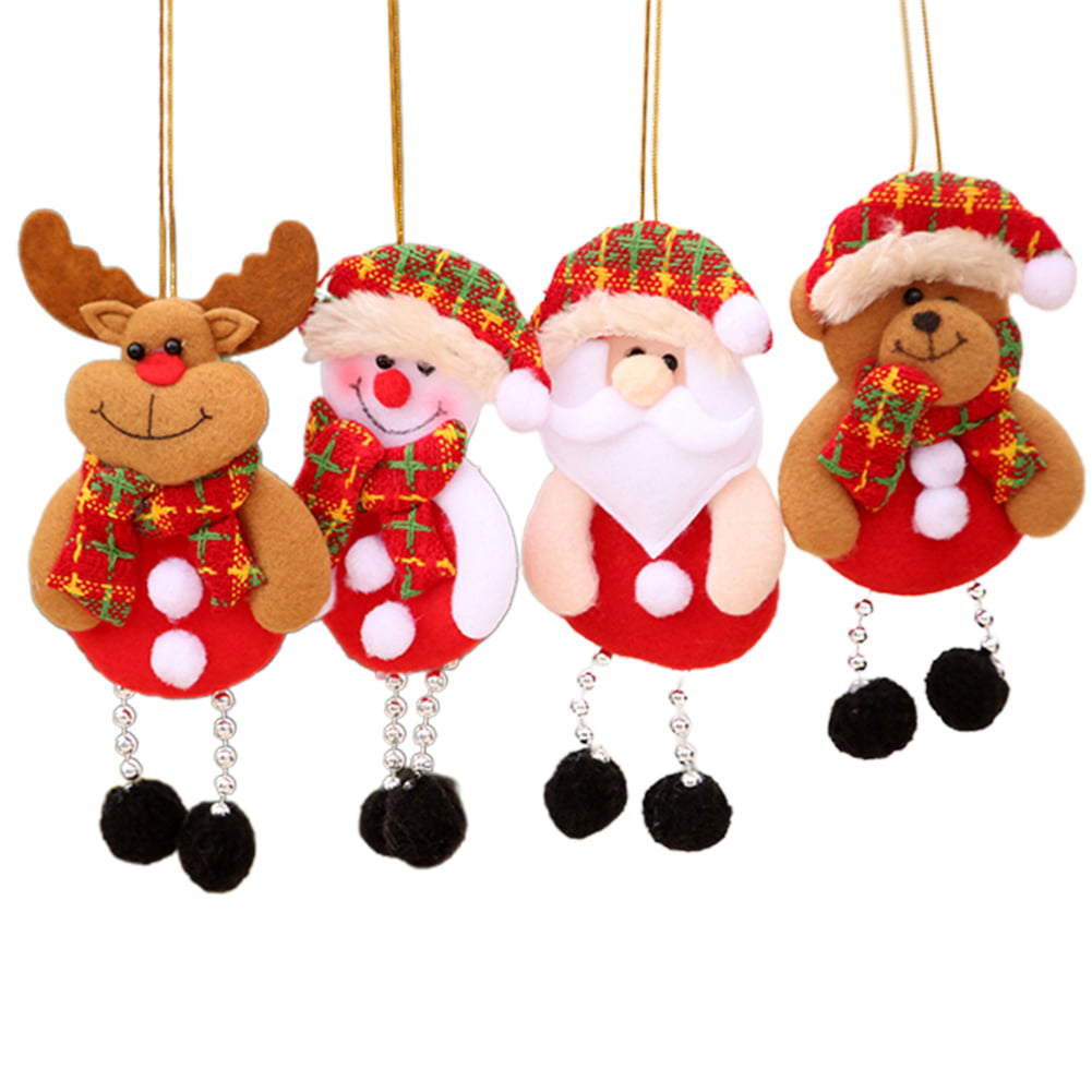 Men Christmas Santa Snowman Reindeer Bear Festival Necktie Glowing Tie Xmas Gift