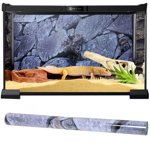 Aquarium Background, Fish Tank Background Terrarium Background Rock Stone Background Decorative Sticker Aquarium Background Sticker for Aquarium Fish Tank