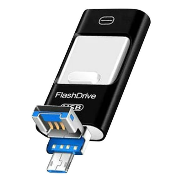 Portable USB Flash Drive For I-Phone, I-Pad & Android 3-in-1 8G Metal Otg USB Disk