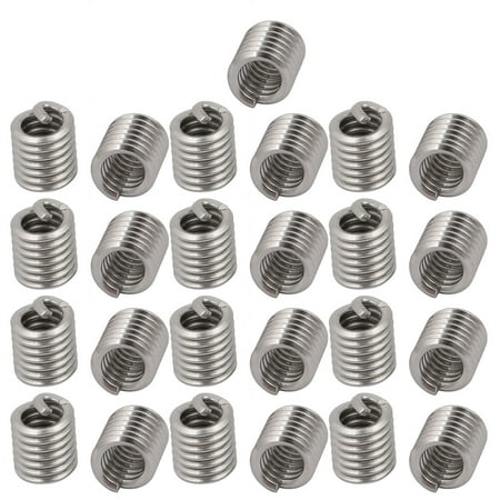 

Unique Bargains #10-24x0.38 304 Stainless Steel Helical Coil Wire Thread Insert 25pcs