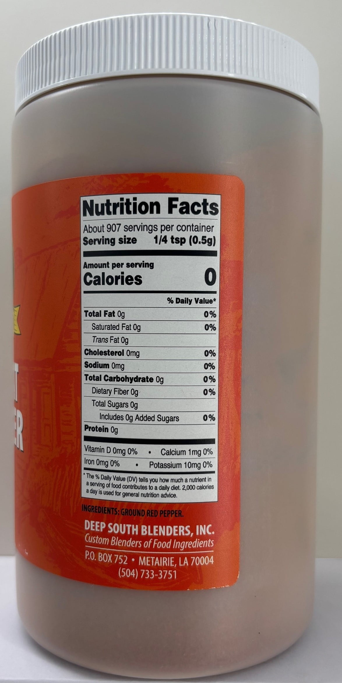 (4 pack) Cajun Land High Heat Pepper 16 oz Spice