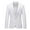 07-White, variant on oqasdz Suit Jacket for Men One Button Long Sleeve Solid Color Business Casual Fashion Business Party Wedding Coat Top,Size 4X