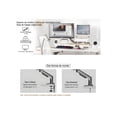 thumbnail image 3 of Soporte Doble NB Ergonomic para Monitor de 17"-30" y Laptop 10"-17" | Articulado |, 3 of 6