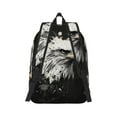 thumbnail image 2 of Yiaed Ink Style Bald Eagle Print Backpack, Premium Laptop Backpack, Travel Backpack for Women, Lightweight Backpacks, Comfortable Back Pack-Small, 2 of 7