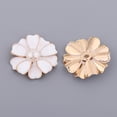 thumbnail image 4 of 10pcs Flatback Sew on Rhinestones Buttons Bead Accessories for DIY - white andpearl pearl, 4 of 9