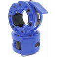 thumbnail image 1 of Clout Fitness - Abrazaderas para barra olímpica, collares de liberación rápida, par de clips de peso con bloqueo, aptos para barra de 2 pulgadas para levantamiento de pesas, color azul, 1 of 1