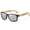 Silver, variant on Bamboo Sunglasses for Men and Women, TAC Lens, Sports Style, Universal Fit, Customizable, 1 Pair