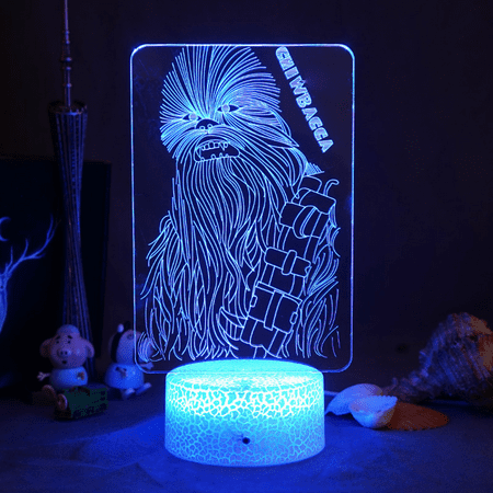 

TIMPCV 3D Night Light 16 Color Changing Light with Remote Control Animal Toys Bedroom Home Decor（WS-009）