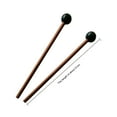 thumbnail image 2 of Tmvgtek 1 Par De Baquetas De Tambor De Lengua, Xilófono Musical, Mazo De Percusión De Marimba, 2 of 2