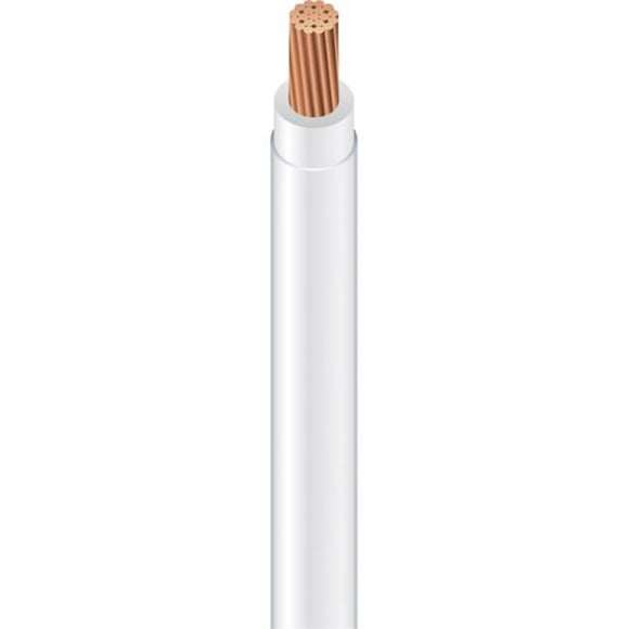 22956758 500 ft. 14 Ground Wire Gauge THHN Standard, White