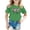 Green, variant on XEGLSBU Girls Tshirts 5-6 Years White Children Fashion Casual Print Round Neck Loose Short Sleeve T Shirt Top Green Size 6-7 Years