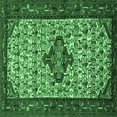thumbnail image 1 of Ahgly Company Indoor Square Persian Emerald Green Traditional Area Rugs, 6' Square, 1 of 4