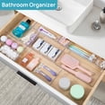 thumbnail image 5 of Sindcom 60 PCS Drawer Organizer, 4-Size Clear Plastic Bins Containers, for Bathroom and Vanity Storage, 5 of 8