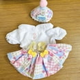thumbnail image 1 of Ropa de animales de peluche de , bonita para muñecas de 15cm, disfraces, vestir, elegante, accesorios para muñecos de peluche, traje de muñeca, Conjunto de vestido de pastel, 1 of 10