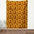 thumbnail image 3 of Ambesonne Animal Fabric by the Yard Upholstery, Prehistoric Jurassic Mammoth, 10 Yards, Earth Yellow Burgundy, 3 of 4