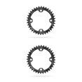 thumbnail image 3 of Toystoory Juego de platos de bicicleta Placa de diente de de rueda de bicicleta redonda Negro 32T 2piezas Toystoory CBP188388, 3 of 5