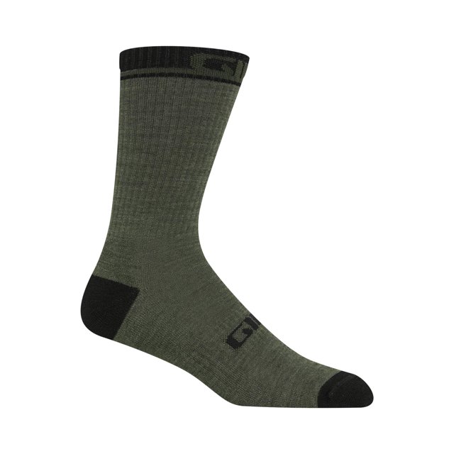Giro Winter Merino Wool Adult Cycling Socks - Olive (2022), X-Large