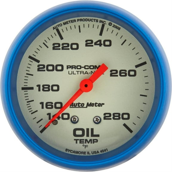 AutoMeter 4541 Ultra-Nite Oil Temperature Gauge