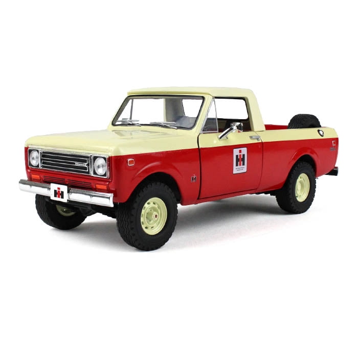 1979 international scout terra pickup truck ih dealer red 1/25 diecast