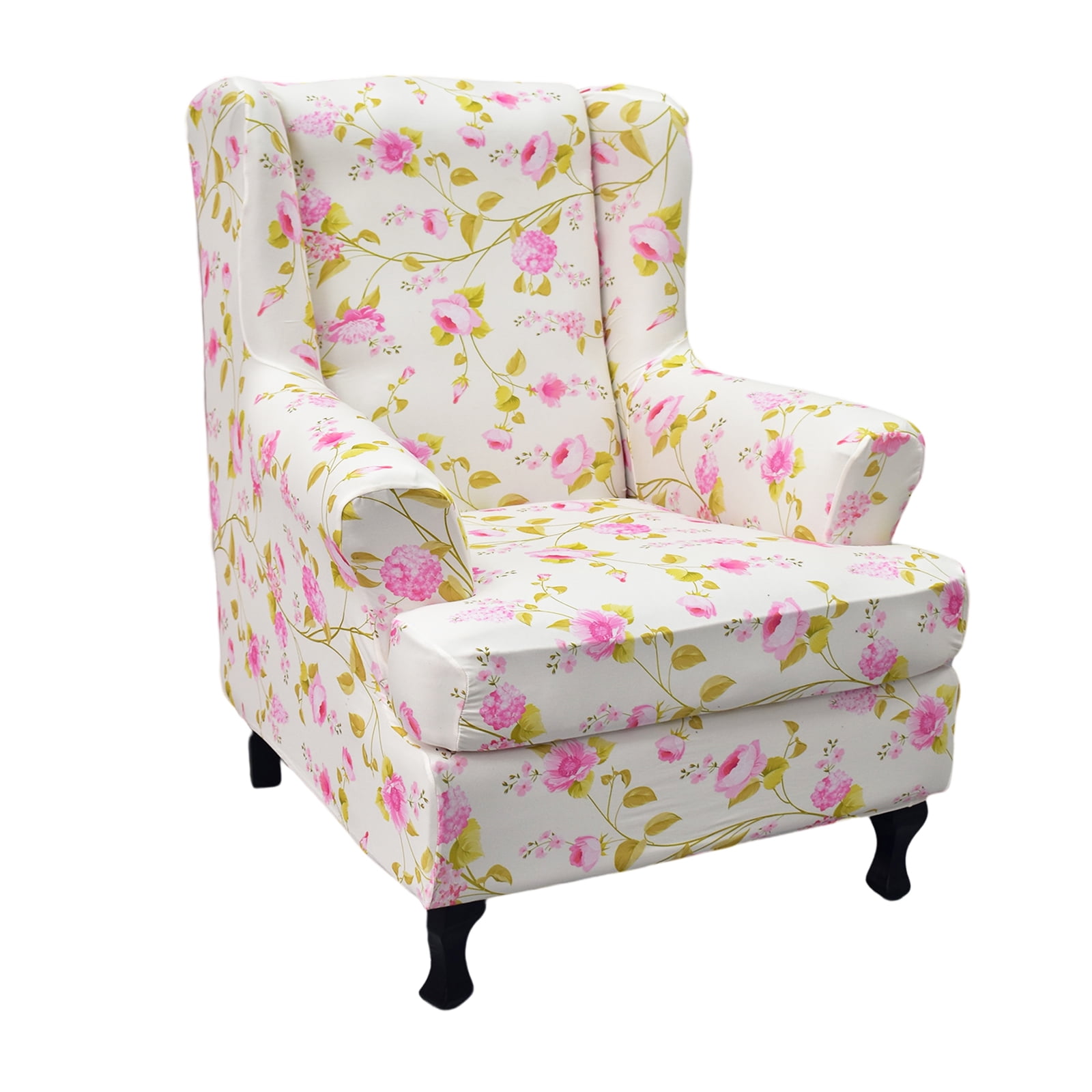 EcoAncheng Wing Chair Slipcovers, 2 Pieces Stretch Wingback Chair