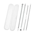 thumbnail image 3 of Guardurnaity 4 unids/set de agujas para eliminar espinillas y acné de acero inoxidable, extractor de comedones y espinillas, herramientas de Protección de la piel, 3 of 6