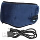 thumbnail image 1 of Auriculares Bluetooth Sincero para oficina en casa con Máscara de ojos para dormir y música Azul, 1 of 10
