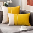 thumbnail image 6 of Joernso Beautiful Flannel Pillowcase Exquisite Elastic Washable Cushion Cover for Home, 6 of 8