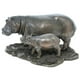 Sculpture de Rhinocéros WU74736A4 et Bébé Rhinocéros – image 1 sur 1