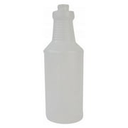 Janico 1132 CPC 32 oz Plastic Center Neck Spray Bottle, Clear - Case of 100