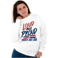 thumbnail image 4 of Loud Proud Dominican Heritage Pride Sweatshirt for Men or Women Brisco Brands M, 4 of 5
