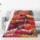 thumbnail image 1 of Manta de Cars Lightning Mcqueen, ligera y acogedora, para sofá cama, de franela súper suave, de microfibra, para viajes, para todas las estaciones, para adultos y niños, 80 x 60 pulgadas, 1 of 8