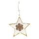 thumbnail image 2 of Adornos navideños, adornos navideños, regalos navideños, adorno navideño de madera dorada, árbol de Navidad, estrella, corazón, copo de nieve de terciopelo, decoración festiva, accesorios colgantes, l, 2 of 6