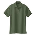 thumbnail image 5 of Yellow Rooster Women's Silk Touch Classic Female Polo Shirt Clover Green 4XL, 5 of 6