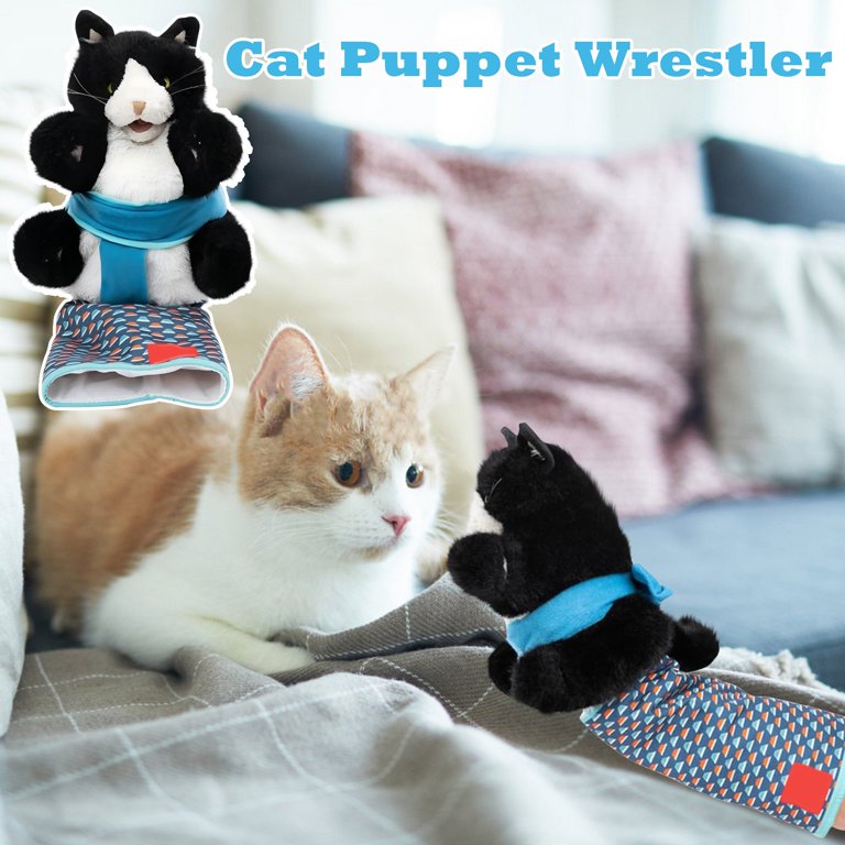 Puppet Wrestler Per Gatti - Giocattolo Interattivo A Mano Con Imbottitura Resistente - Foto 6