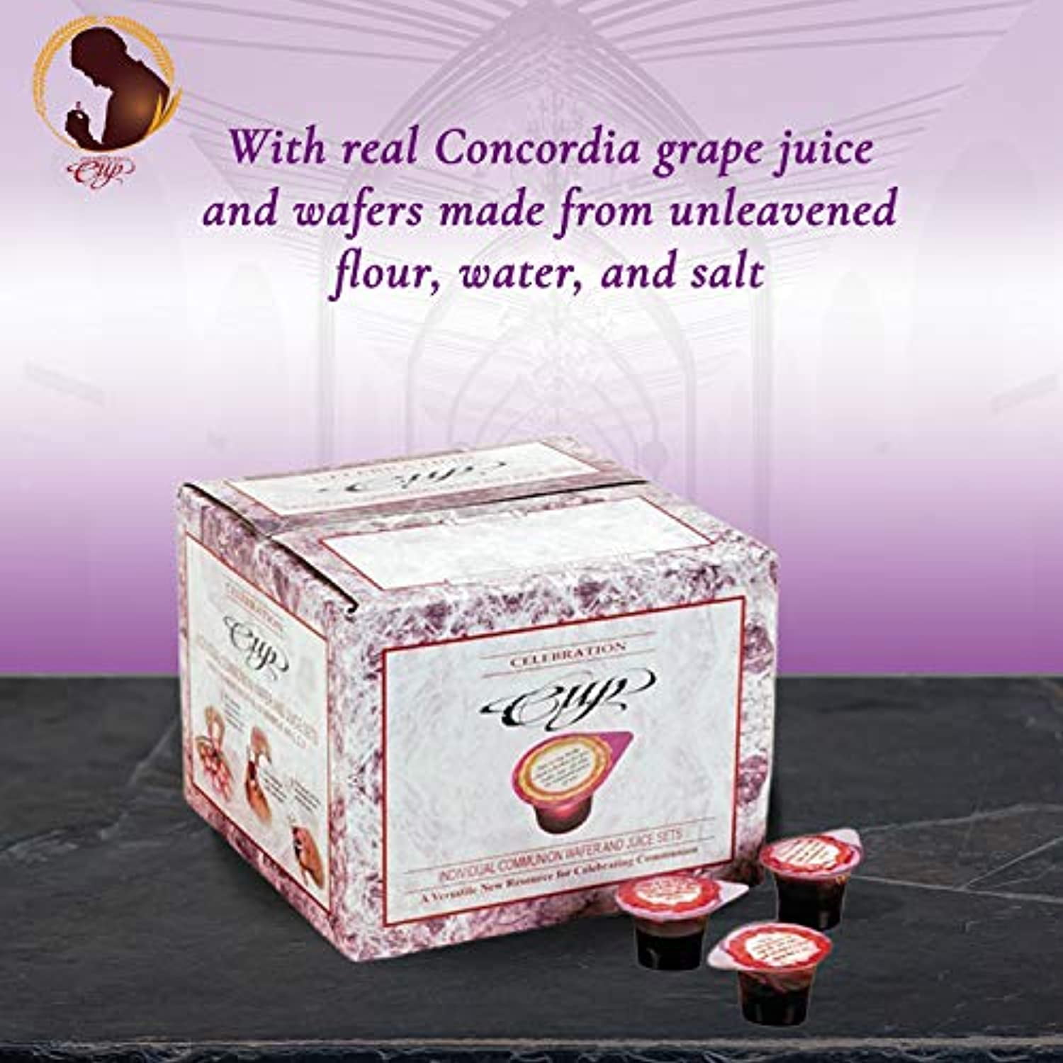 Communion-Celebration Cup Prefilled Juice/Wafer-Box 100