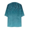 thumbnail image 6 of yoeyez Lightweight Cardigans for Women Floral Print 3/4 Sleeve Kimono Cardigan Loose Cover Up Casual Summer Beachwear 2026 Blue,L, 6 of 6