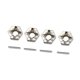 thumbnail image 4 of 4 adaptadores hexagonales de 12 mm para buje de rueda con pasadores. Accesorios para bricolaje. Adaptadores hexagonales fáciles de instalar. Pieza de, 4 of 9