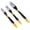 3PCS, 0.6", 0.75", 1", variant on Paint Brush, 2.5 Inch Angled Paint Brush Professional Sash Brush for Trim, Cabinets, Door, Ergonomic Long Handle, Smooth Finish for Oil & Latex Paint