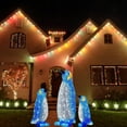 thumbnail image 3 of TIELUTT Penguin Decoration LED Christmas Outdoor Decorations Acrylic Christmas Ornaments Christmas Atmosphere Flower Paper Cards Chicken Cardigan Rabbit Cardboard Heart Shaped Pot Bed Cradle for Feet, 3 of 4